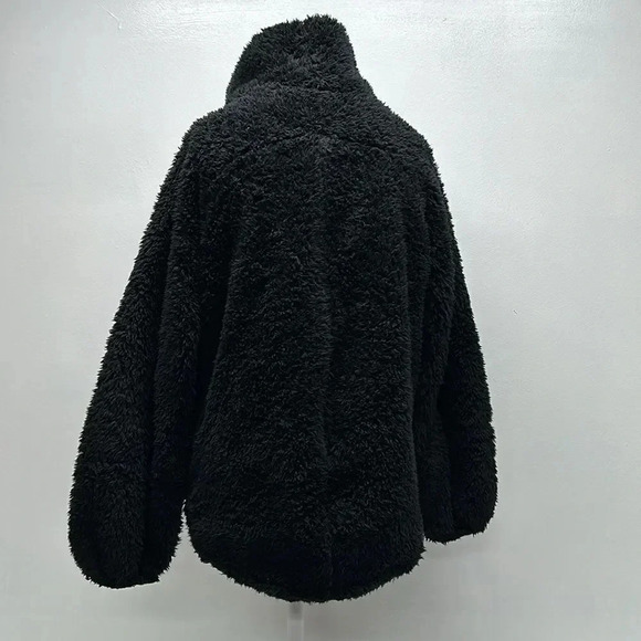Lululemon Warmth Restore Sherpa Pullover Teddy Bear Jacket Black Size XS Small - Picture 8 of 14
